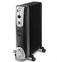 Delonghi KH770920B 2500 Watt 9 Dilimli Ayaklı Yağlı Radyatör Isıtıcı Siyah