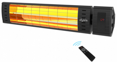 Dysis Art Plus Dijital (HTR7422.B.UK) 2300 Watt Duvar Tipi Halojen Isıtıcı Siyah