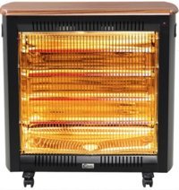 Flavel FLV KS 2800 Watt Şömine Quartz Isıtıcı Siyah