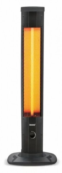 Bood BH-075M (115191117) 2000 Watt Ayaklı Infrared Isıtıcı Siyah