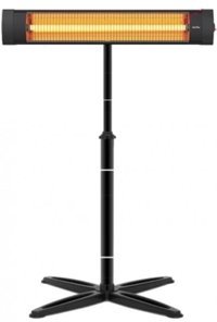 Simfer Blackline S.2520.WTB 2500 Watt Ayaklı Infrared Isıtıcı Siyah