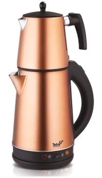 Arzum AR 3055 Çelik Demlikli 1800 W Çelik Gövdeli Mürdüm Çay Makinesi