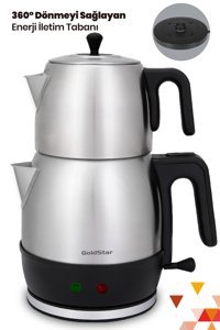 Karaca Maxi Tea Xl 2 In 1 Cam Demlikli 1700 W Plastik Gövdeli Mulberry Çay Makinesi