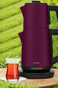Karaca Cam Demlikli 1650 W Çelik Gövdeli İnox Çay Makinesi