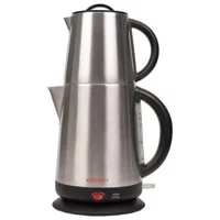 Daystar Çelik Demlikli 1600 W Işıklı Çelik Gövdeli Latte Retro Çay Makinesi