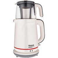 King K 325 Livane Cam Demlikli 1500 W Çelik Gövdeli Kırmızı Çay Makinesi