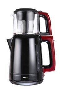Arçelik K 3280 C Cam Demlikli 1650 W Işıklı Plastik Gövdeli Gri Çay Makinesi