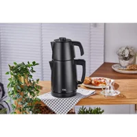 Arzum AR 3089 S Jollietea Otomatik Cam Demlikli 1650 W Plastik Gövdeli Beyaz Çay Makinesi