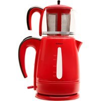 Arzum AR 349 Cam Demlikli 1700 W Plastik Gövdeli Siyah Çay Makinesi