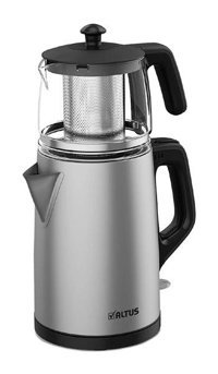 Awox Tea Plus Cam Demlikli 2000 W Plastik Gövdeli Altın Çay Makinesi