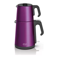 Cvs DN 1503 Tamdem Porselen Demlikli 1600 W Plastik Gövdeli Pembe Çay Makinesi