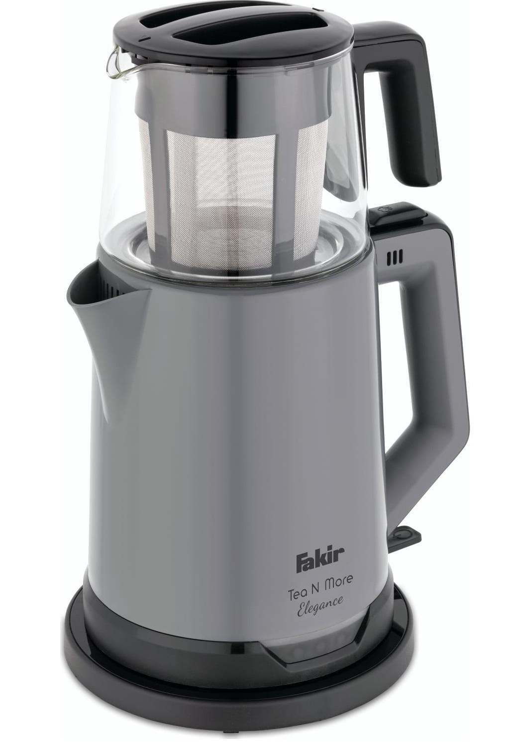 Fakir Chaizen Otomatik Çelik Demlikli 1650 W Işıklı Çelik Gövdeli Kırmızı Retro Çay Makinesi