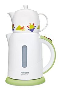 Homend Otomatik Cam Demlikli 1800 W Plastik Gövdeli Siyah Çay Makinesi