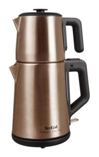 Arçelik K 3290 In Tiryaki Çelik Demlikli 1650 W Işıklı Çelik Gövdeli İnox Çay Makinesi