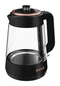 Arzum K 3282C Cam Demlikli 1650 W Işıklı Plastik Gövdeli Beyaz Çay Makinesi