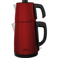 Tefal BJ5095 Tea Expert Deluxe Otomatik Çelik Demlikli 1650 W Işıklı Çelik Gövdeli Kırmızı Retro Çay Makinesi