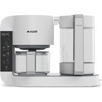 Arçelik K 3284 Gurme Cam Demlikli 1750 W Işıklı Cam Gövdeli Beyaz Çay Makinesi