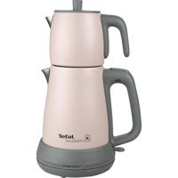 Tefal Tea Expert Otomatik Çelik Demlikli 1650 W Işıklı Çelik Gövdeli Pudra Retro Çay Makinesi