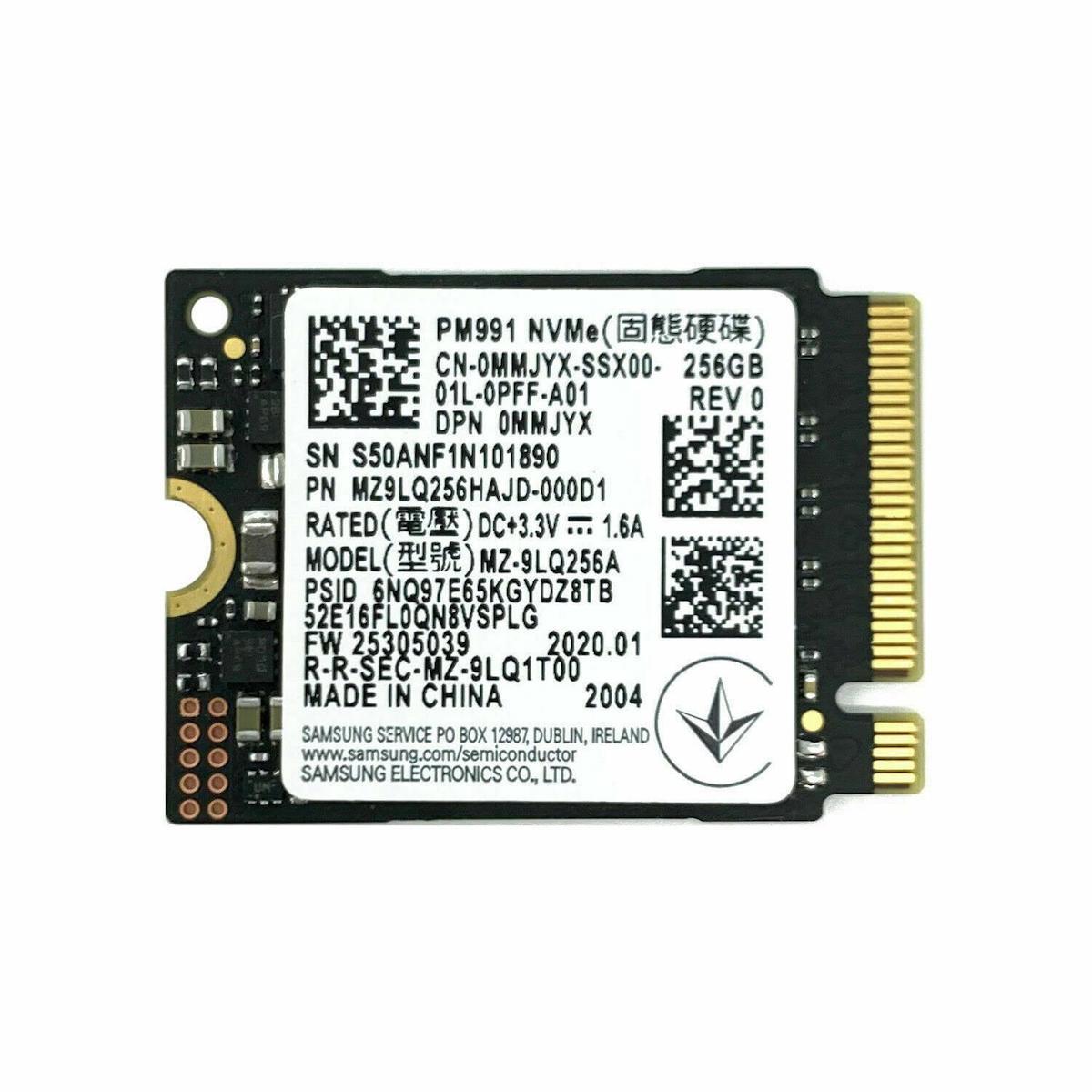 Samsung PM991 M.2 256 GB M2 SSD