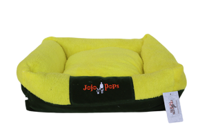 Jojo Pops Dikdörtgen İç Mekan Kumaş Kedi Evi Sarı