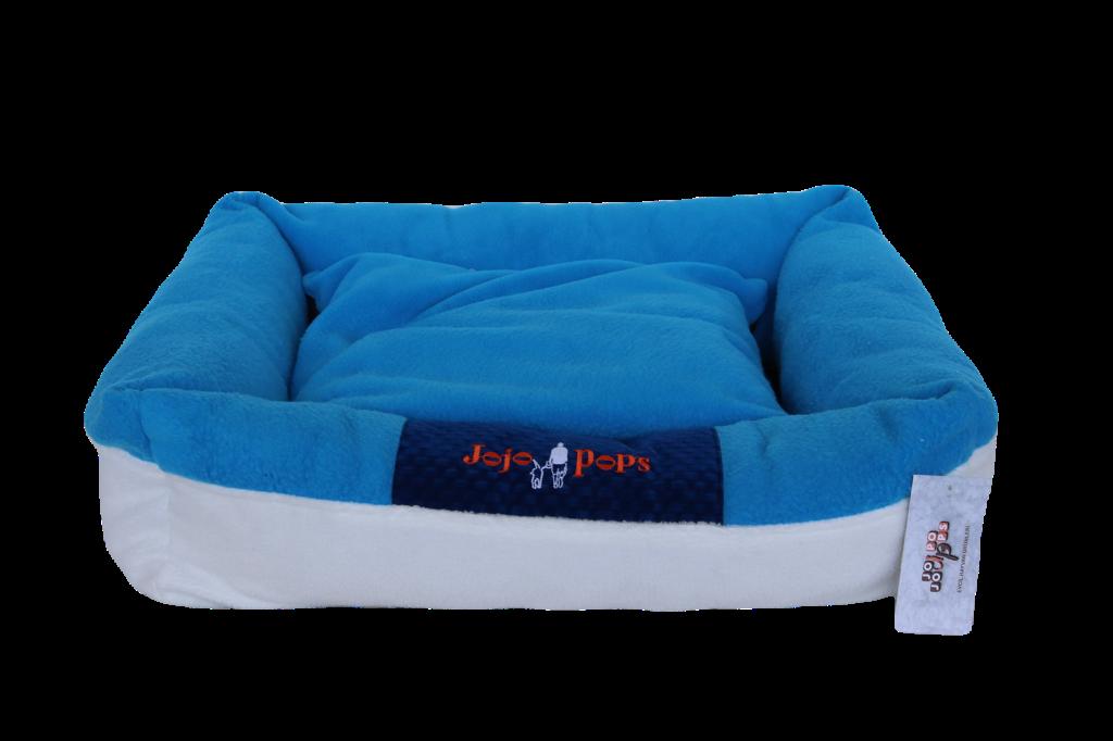 Jojo Pops Dikdörtgen İç Mekan Kumaş Kedi Evi Mavi