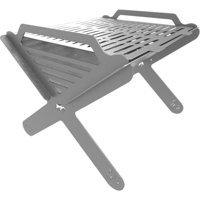 Kamp Ayısı Kamp Ayısı® X-Mangal™: Çelik Mangal Katlanabilir Izgara Çantalı, Taşınabilir, Dayanıklı, Hızlı Kurulum