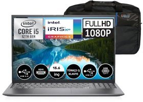 Dell Inspiron 15 3535 I35201012U27 Dahili Intel Core i5 64 GB Ram DDR4 2 TB SSD 15.6 inç Full HD Windows 11 Pro Laptop