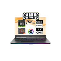 Asus Rog Strix Scar 17 G733PZ-LL062A5 Harici GeForce RTX 4080 AMD Ryzen 9 64 GB Ram DDR5 2 TB SSD 17.3 inç QHD FreeDos Gaming Notebook Laptop