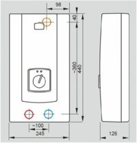 Kospel PPH21 10 lt 2 Kademeli Trifaze Elektrikli Şofben