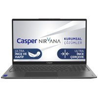 Casper Nirvana X700.5500-8V00X-G-F Dahili AMD Ryzen 5 8 GB Ram DDR4 500 GB SSD 15.6 inç Full HD FreeDos Laptop