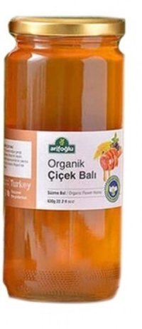 Arifoğlu Organik Süzme Çiçek Balı 630 gr