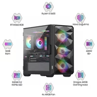 Dragos Drx5245 Ryzen 5 5600 16Gb Ram 512Gb M.2 Nvme Ssd 8Gb Rtx4060 Ekran Kartı Oem Paket