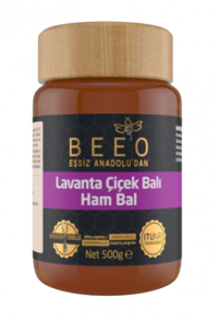 BEE'O Organik Süzme Lavanta Balı 500 gr