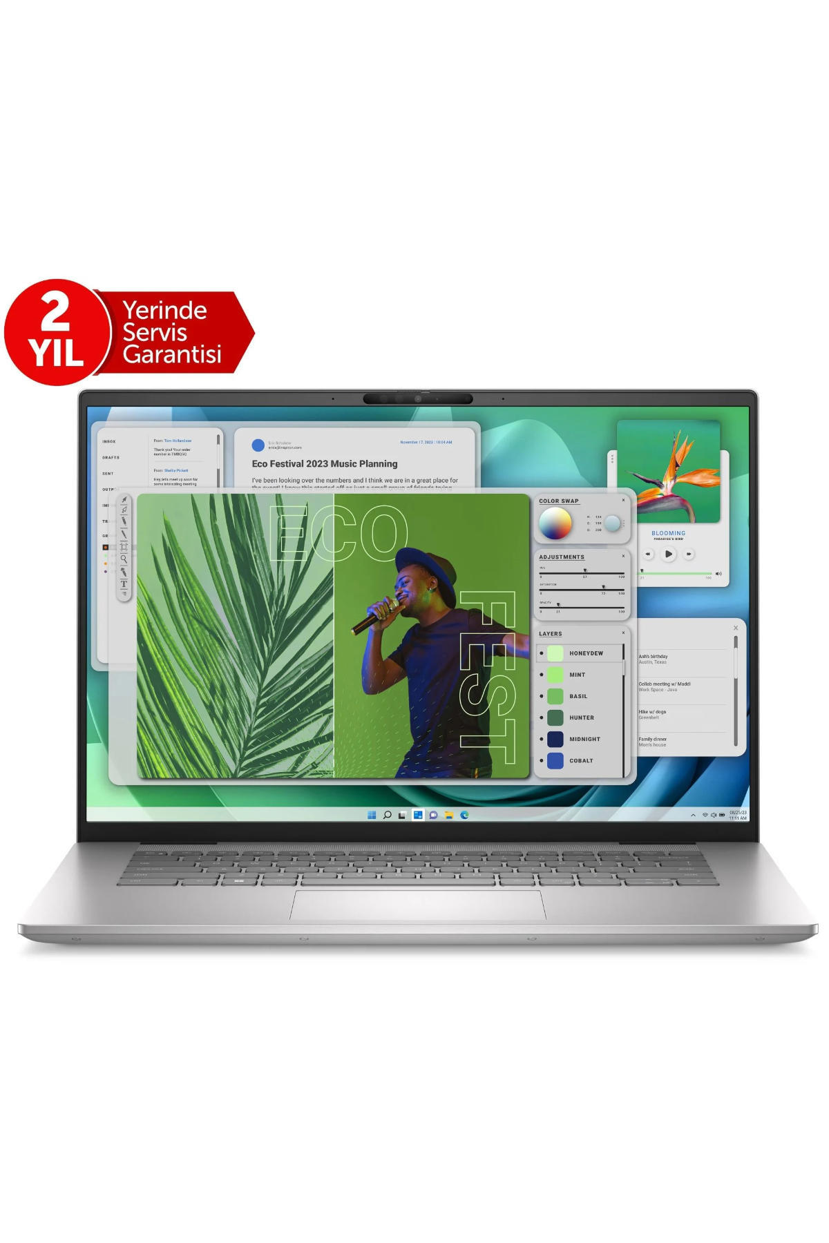 Dell 16 Plus G763024014003H Harici GeForce RTX 4060 Intel Core i7 32 GB Ram DDR5 2 TB SSD 16 inç QHD+ Windows 11 Home Laptop