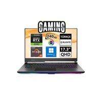 Asus Rog Strix Scar 17 G733PZ-LL062A7 Harici GeForce RTX 4080 AMD Ryzen 9 32 GB Ram DDR5 1 TB SSD 17.3 inç QHD Windows 11 Pro Gaming Notebook Laptop