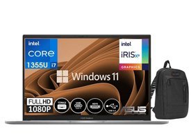 Asus Vivobook 15 X1504VA-NJ19446 Dahili Intel Core i7 40 GB Ram DDR4 512 GB SSD 15.6 inç Full HD Windows 11 Pro Laptop