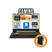 Asus TUF Gaming F15 FX507ZU4-LP050W07 Harici GeForce RTX 4050 Intel Core i7 16 GB Ram DDR4 512 GB SSD 15.6 inç Full HD Windows 11 Home Gaming Notebook Laptop