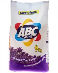 ABC Matik Lavanta Tazeliği Renkliler ve Beyazlar İçin 60 Yıkama Toz Deterjan 9 kg