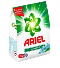 Ariel Dağ Esintisi Beyazlar İçin 30 Yıkama Toz Deterjan 5 kg