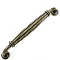 Koçsan Kardelen Kulp Lüks Country Mutfak Mobilya Dolap Çekmece Kulpu Antik Sarı 128 mm