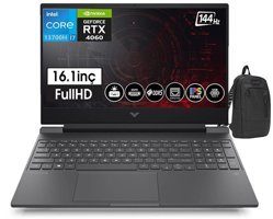 HP Victus Z7P637EA06 Harici GeForce RTX 4060 Intel Core i7 32 GB Ram DDR5 2 TB SSD 16.1 inç Full HD FreeDos Gaming Notebook Laptop