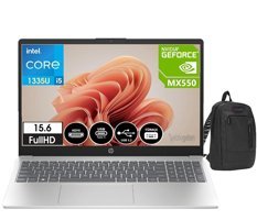 HP Laptop 15-FD0016NT 8898J7EA34 Harici GeForce MX 550 Intel Core i5 8 GB Ram DDR4 512 GB SSD 15.6 inç Full HD Windows 11 Pro Laptop
