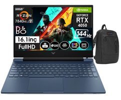 HP Victus 16-S0022NT 77Z588EA03 Harici GeForce RTX 4050 AMD Ryzen 7 16 GB Ram DDR5 1 TB SSD 16.1 inç Full HD FreeDos Gaming Notebook Laptop