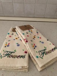 Flowers 4'lü Mutfak Havlusu 40x60 cm