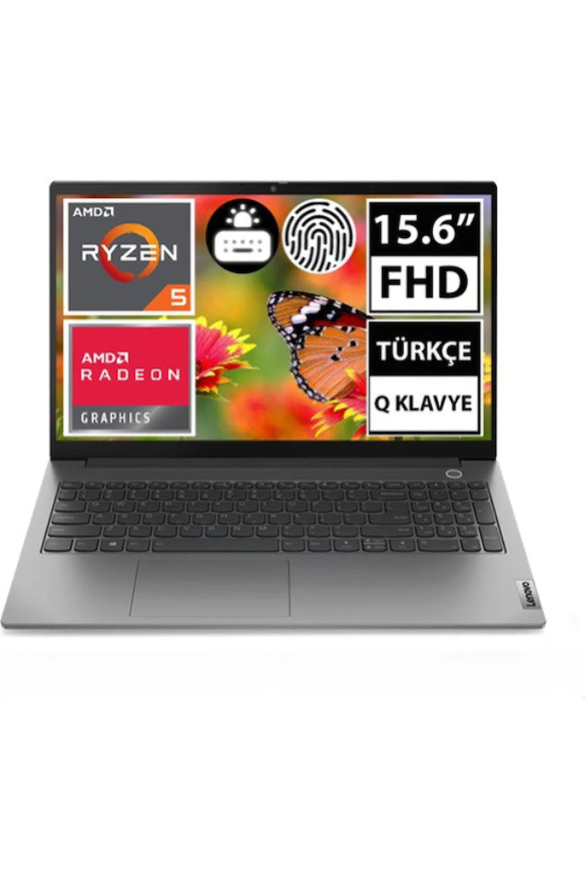 Lenovo ThinkBook 15 R5 21A40039TX Dahili AMD Radeon Graphics AMD Ryzen 5 40 GB Ram DDR4 2 TB SSD 15.6 inç Full HD Windows 11 Pro Laptop