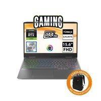 Lenovo LOQ 82XV00G8TR10 Harici GeForce RTX 4060 Intel Core i7 64 GB Ram DDR5 512 GB + 1 TB SSD 15.6 inç Full HD FreeDos Gaming Notebook Laptop