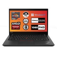 Lenovo T14 G2 20XLS3FUTX004 Dahili AMD Radeon Graphics AMD Ryzen 7 32 GB Ram DDR4 512 GB SSD 14 inç Full HD Windows 11 Pro Laptop
