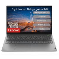Lenovo ThinkBook 15 G3 21A40037TX16 Dahili AMD Radeon Graphics AMD Ryzen 7 16 GB Ram DDR4 512 GB SSD 15.6 inç Full HD FreeDos Laptop