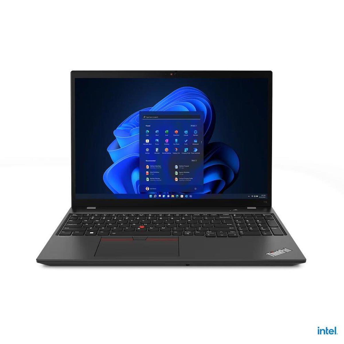 Lenovo T16 G1 21BV006YTX Harici Intel Core i7 32 GB Ram DDR4 1 TB SSD 16 inç Full HD FreeDos Laptop