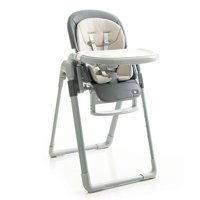 Baby Plus Master Cook Metal Emniyet Kemeri Tepsili Katlanır Mama Sandalyesi Gri